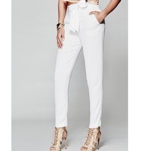 Marciano cropped business casual light pink pants!